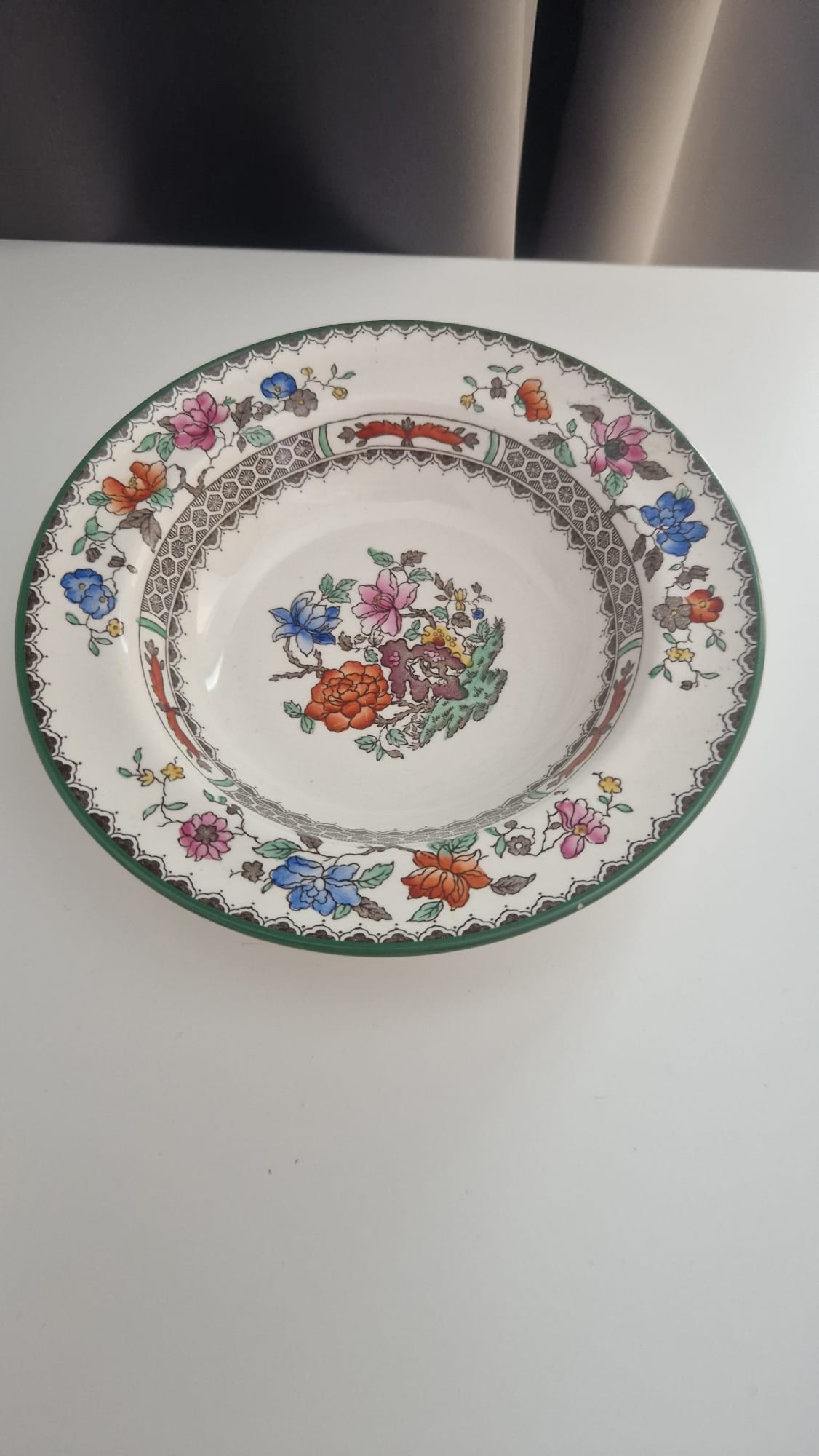 Original vintage porcelain Copeland chinese rose