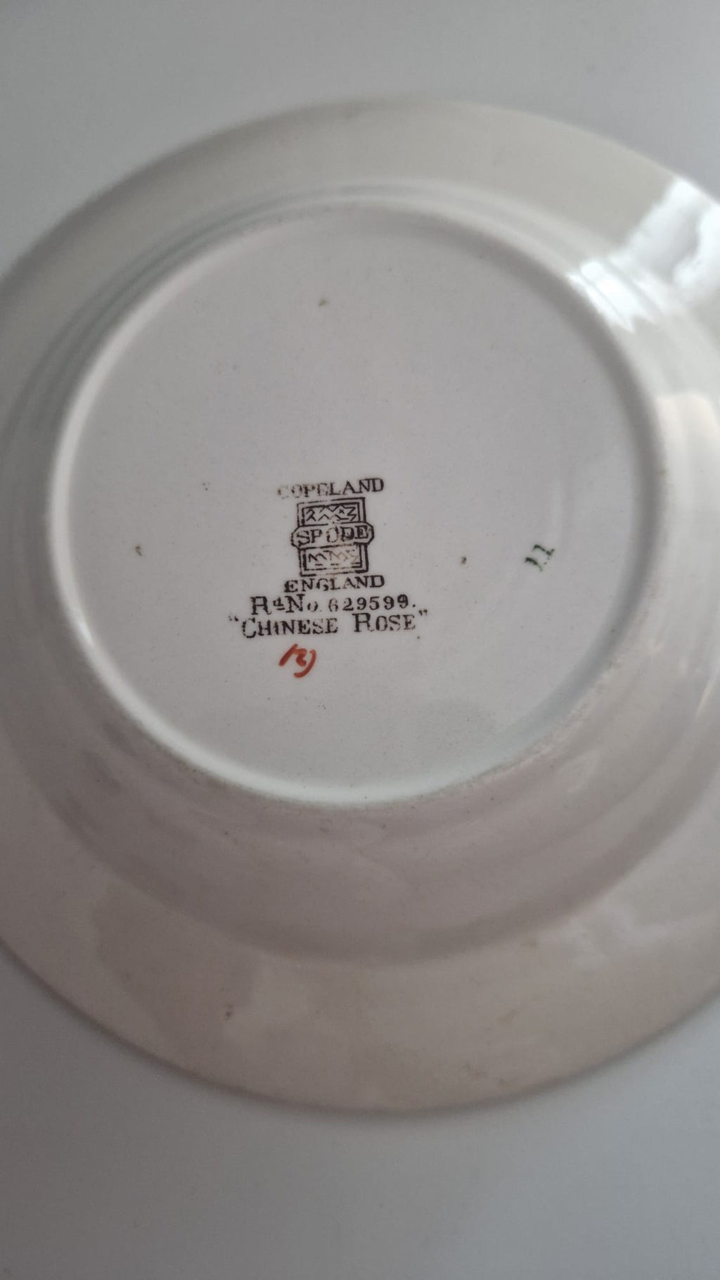 Original vintage porcelain Copeland chinese rose